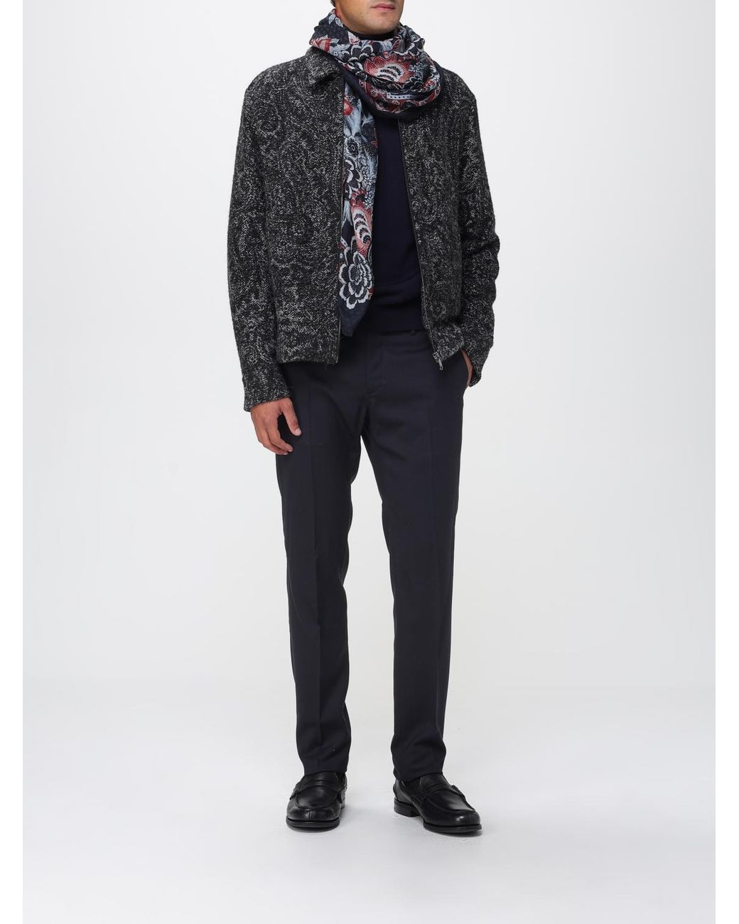 Etro Black Scarf for men