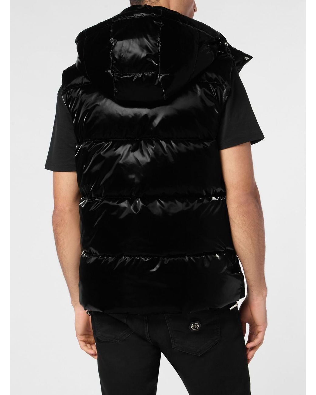 Philipp Plein Black Padded Gilet for men