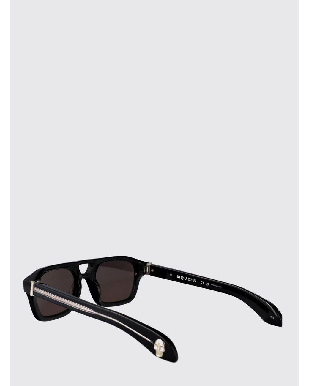 Alexander McQueen White Sunglasses