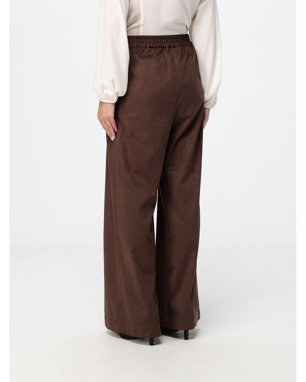 Hanita Brown Palazzo Trousers