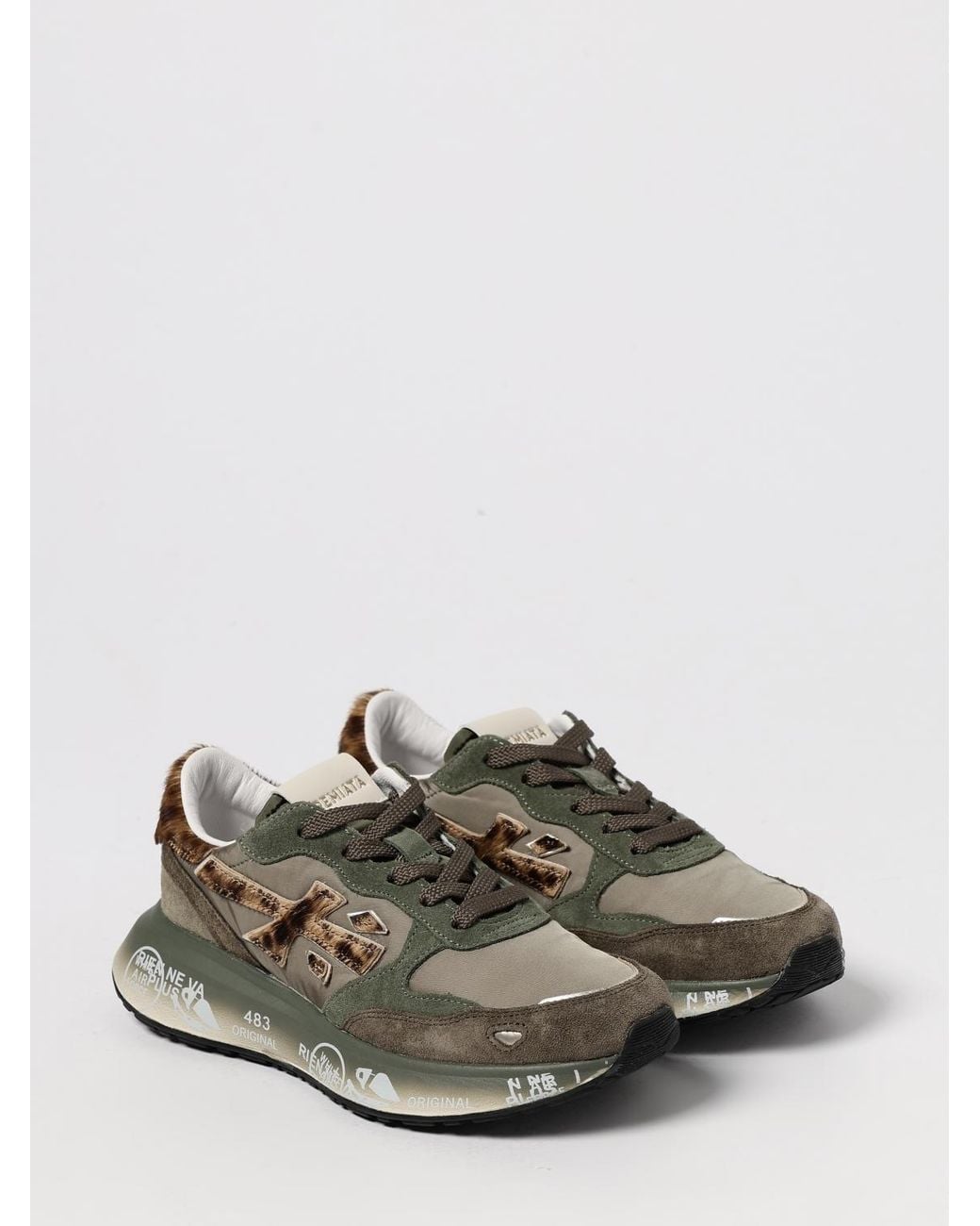 Premiata Green Sneakers