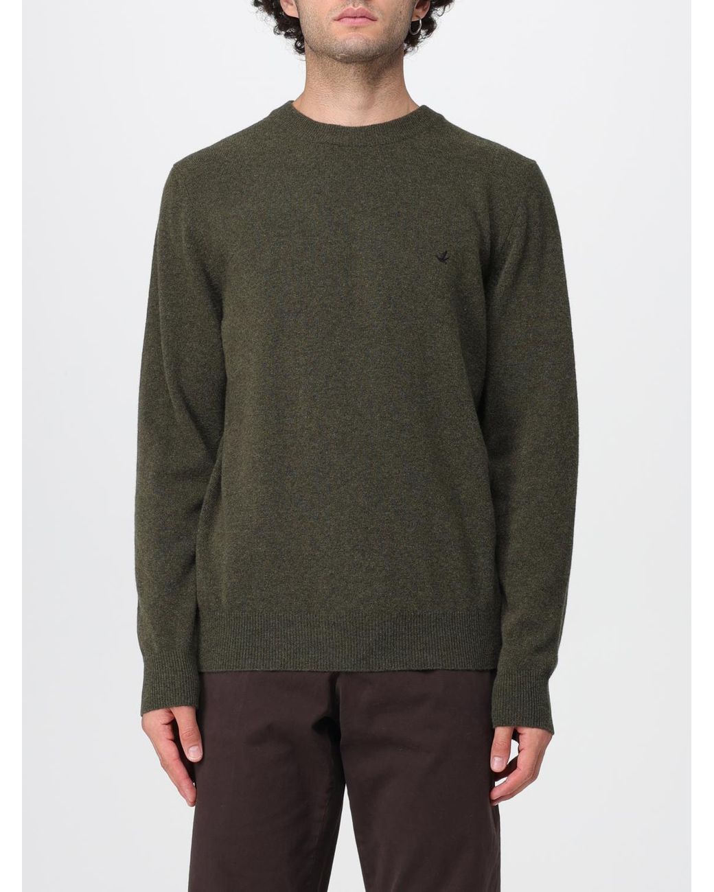 Brooksfield Green Jumper for men