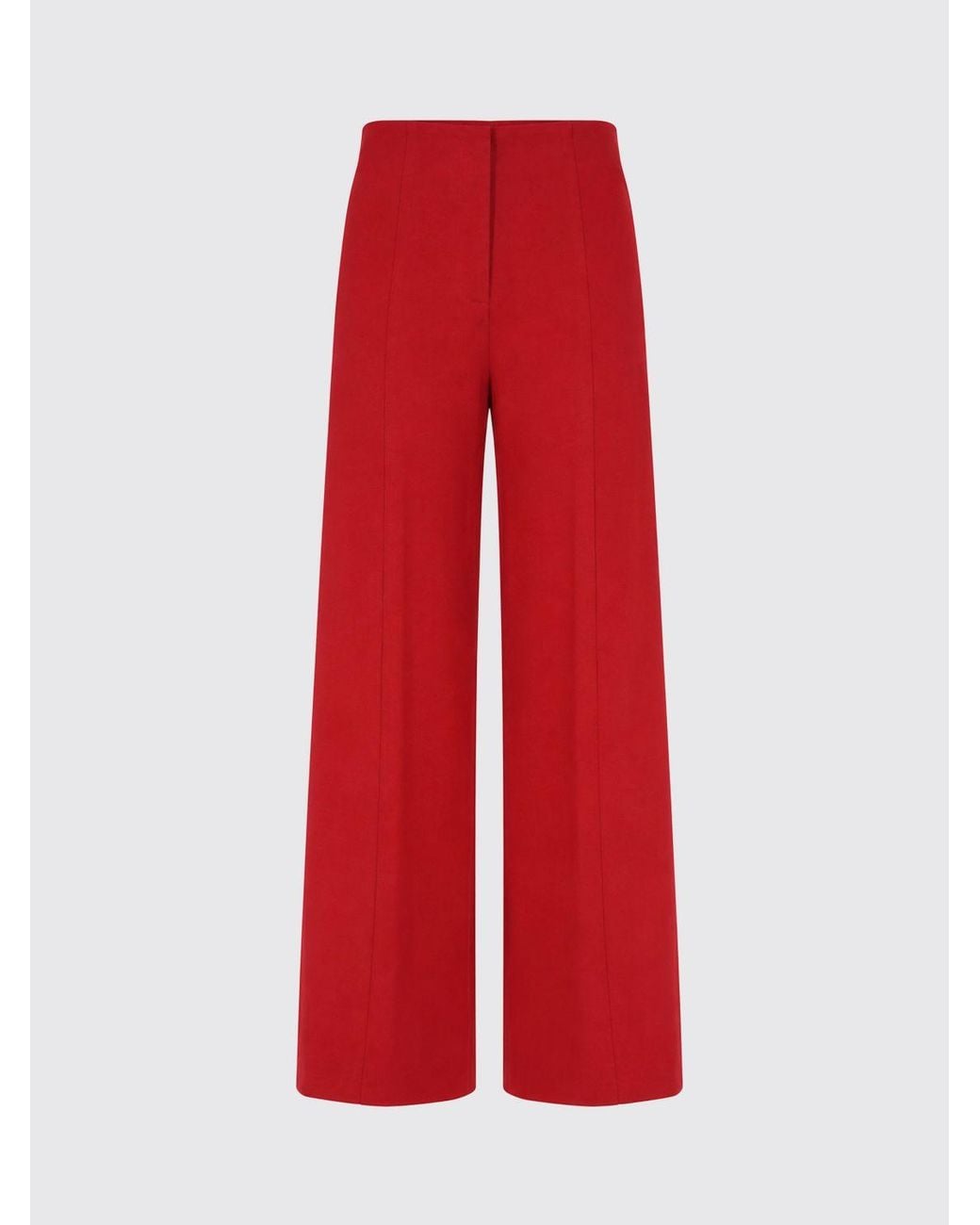 Liviana Conti Red Eric High-Waisted Palazzo Trousers