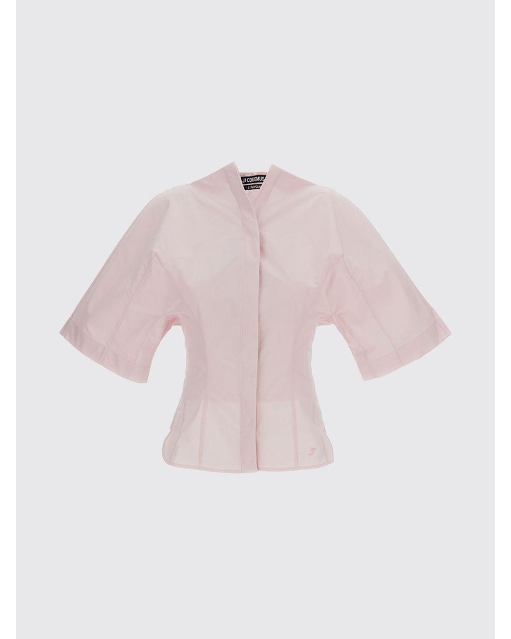 Jacquemus Pink Moisson Cotton Poplin Shirt