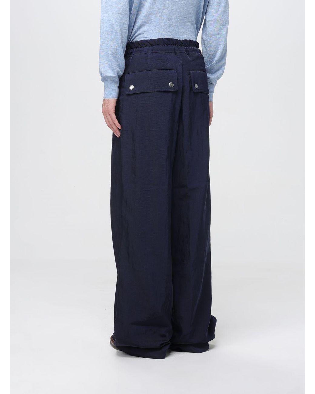 Dries Van Noten Blue Trousers for men
