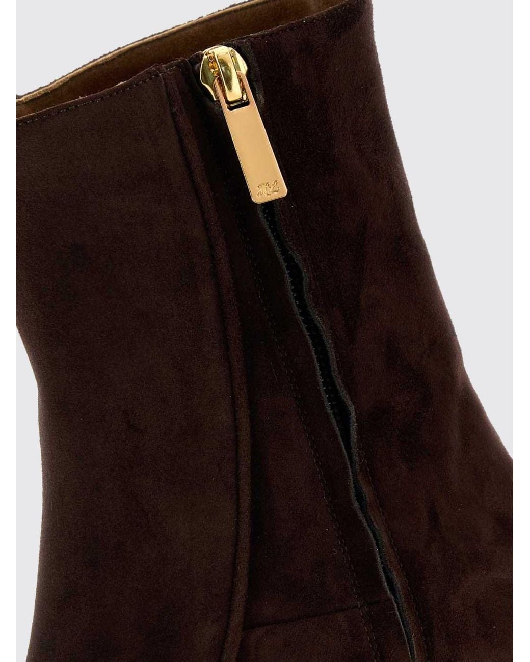 Herbert Levine White Calfskin Ankle Boots With Square Toe And Zip Closure