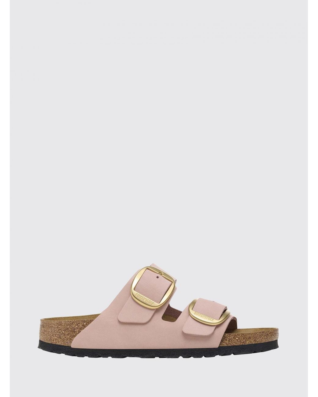 Birkenstock Pink Arizona Big Buckle Leather Sandal