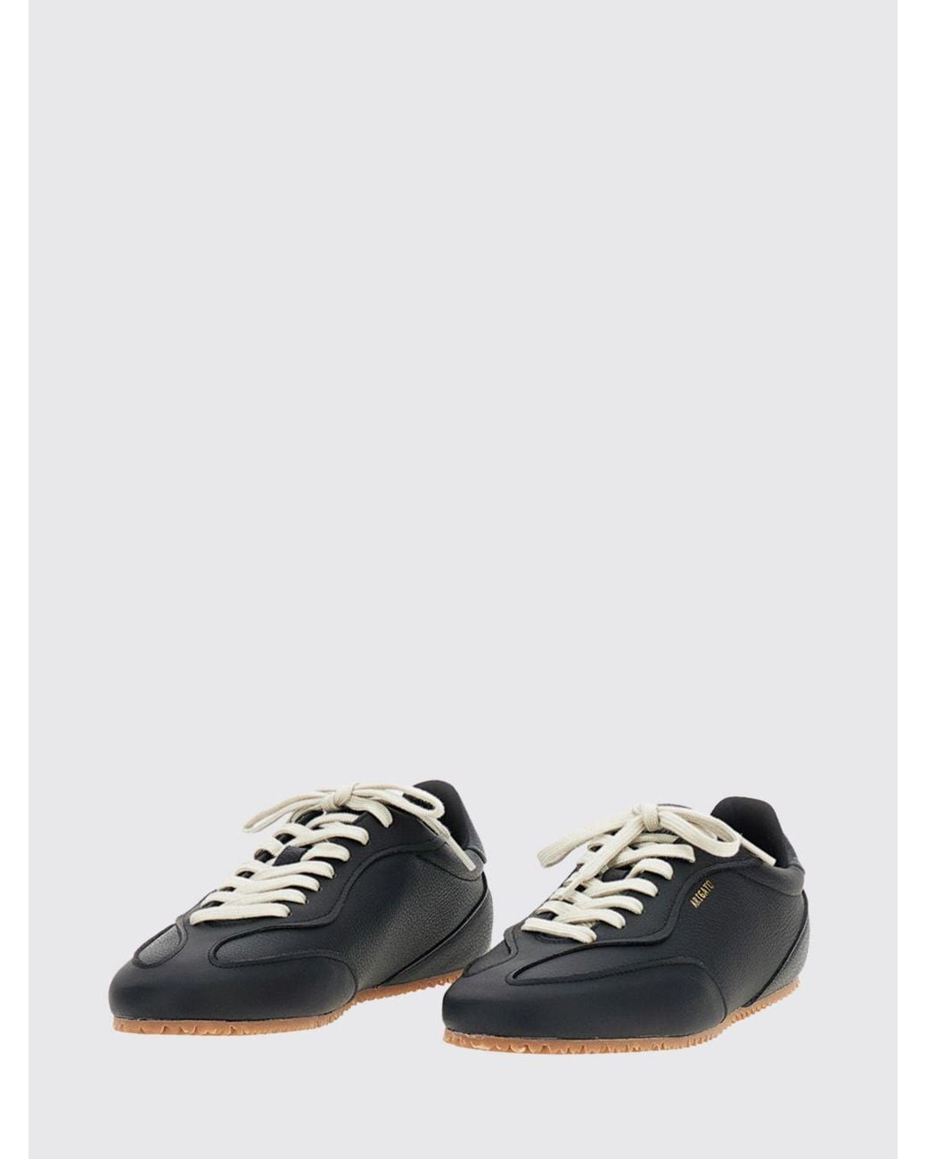 Axel Arigato Black Daze Runner Grained Leather Sneakers With Laminated Logo for men