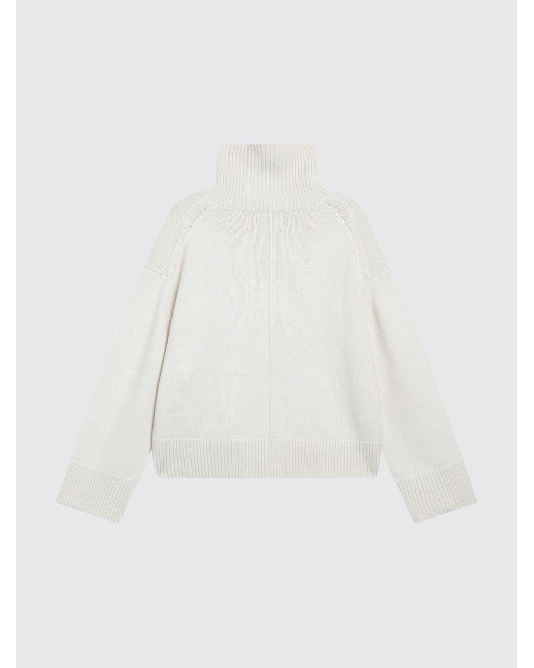 Loulou de Saison White Turtleneck Jumper