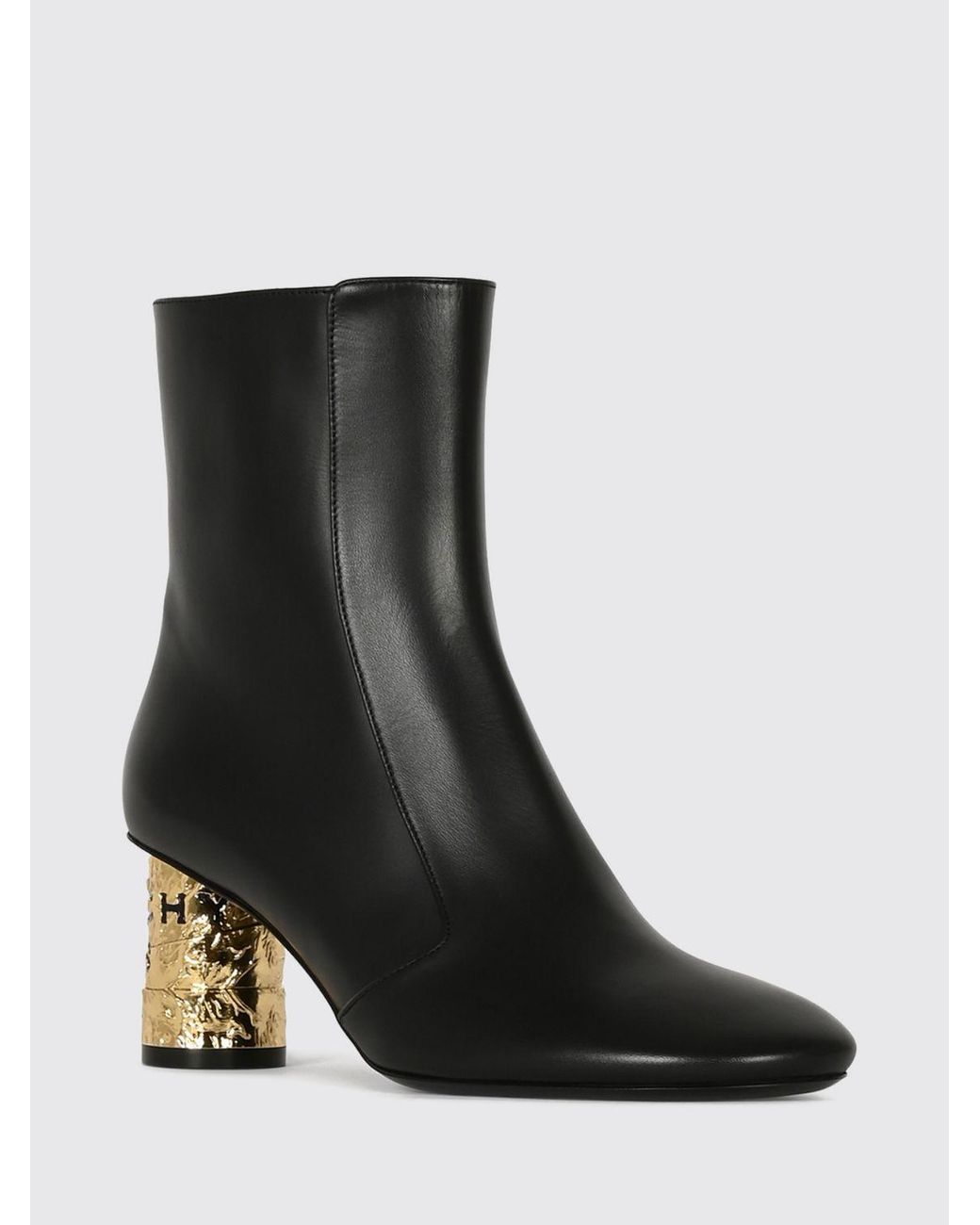 Givenchy Black Tape Ankle Boots