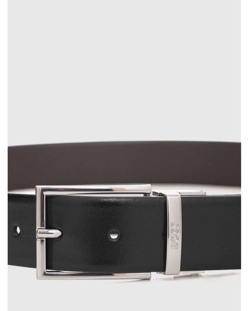 Boss White Belt for men