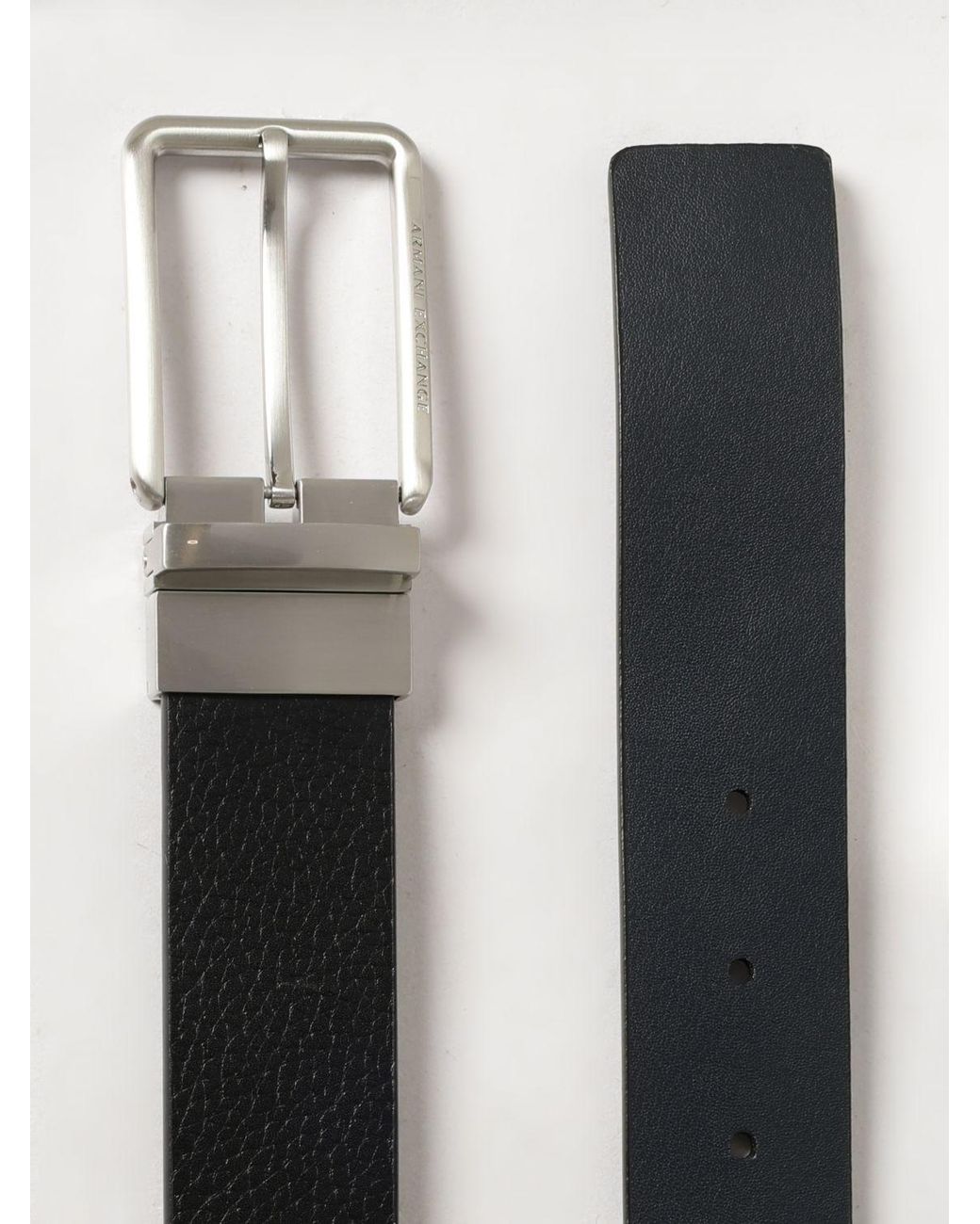 ARMANI EXCHANGE Black Belt for men