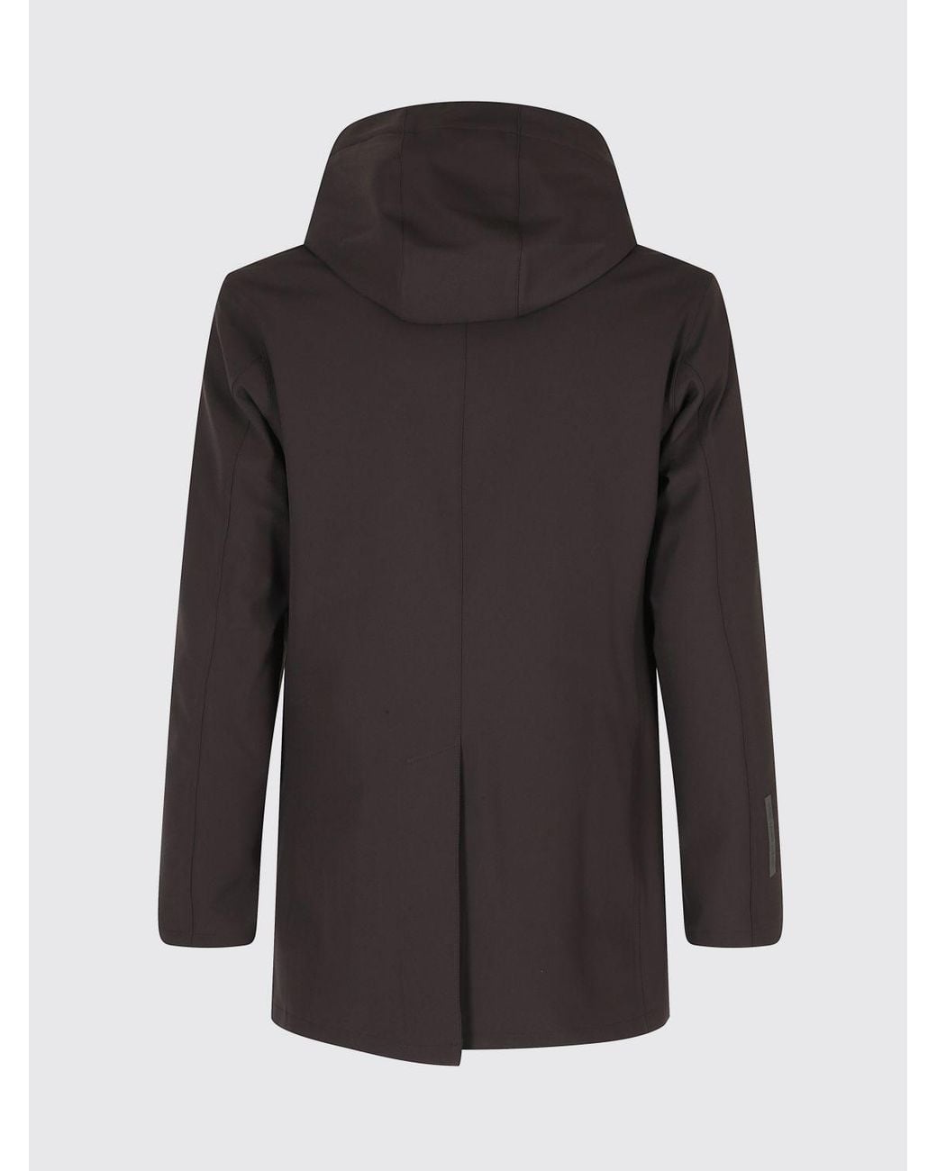 People Of Shibuya Black Hachiko Short Technical Fabric Parka With Primaloft Padding for men