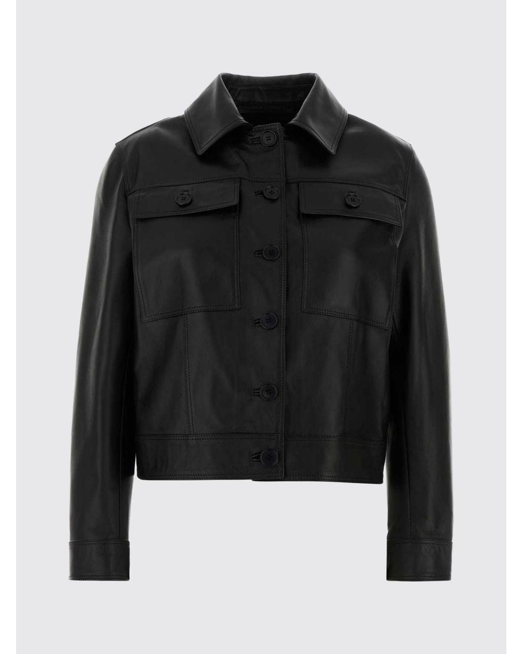 Salvatore Santoro Black Leather Jacket