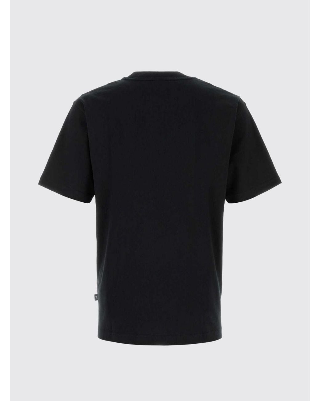 New Balance Black Cotton T-Shirt With Logo for men