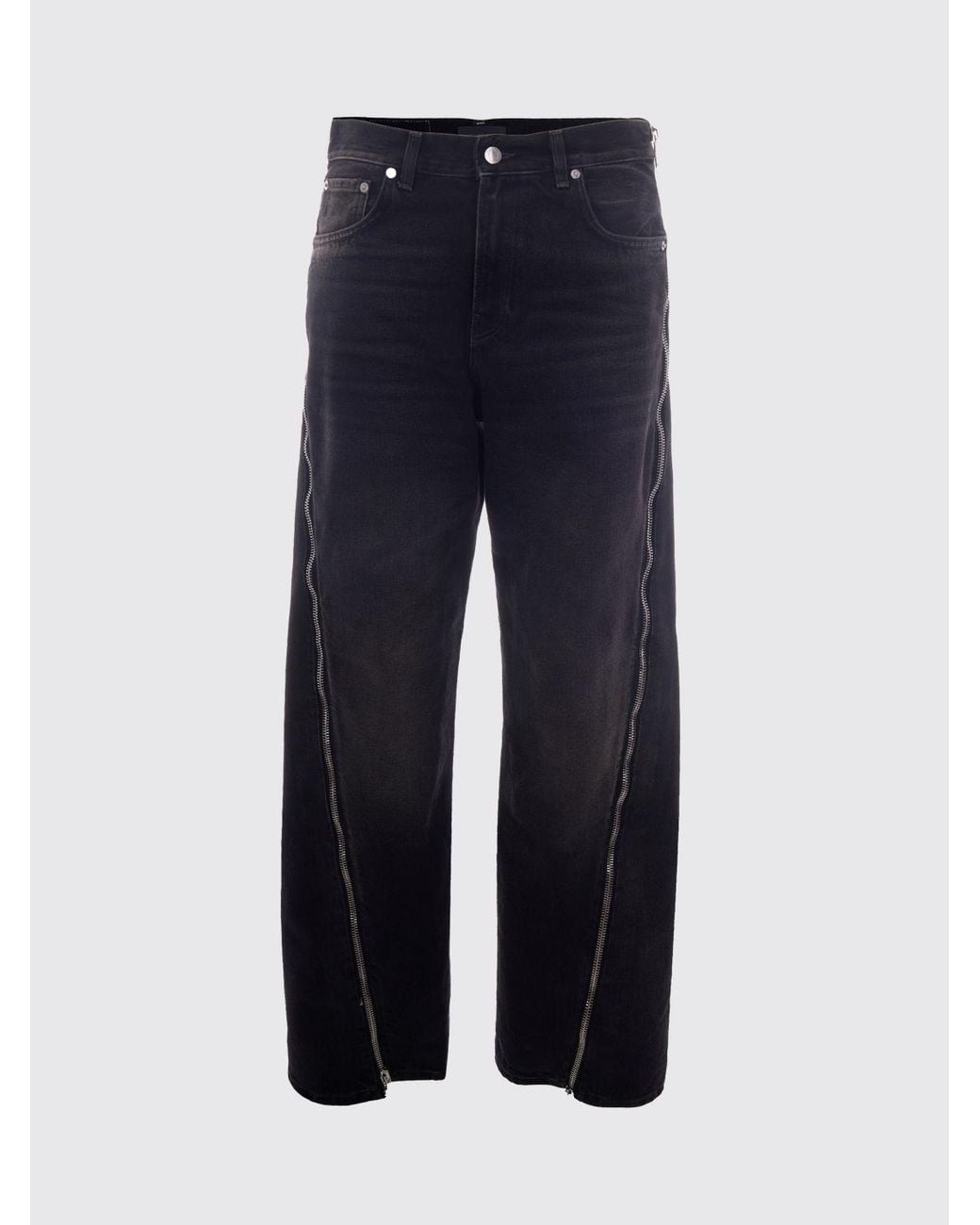 Haikure Blue Bonnie High-Waisted Wide-Leg Jeans
