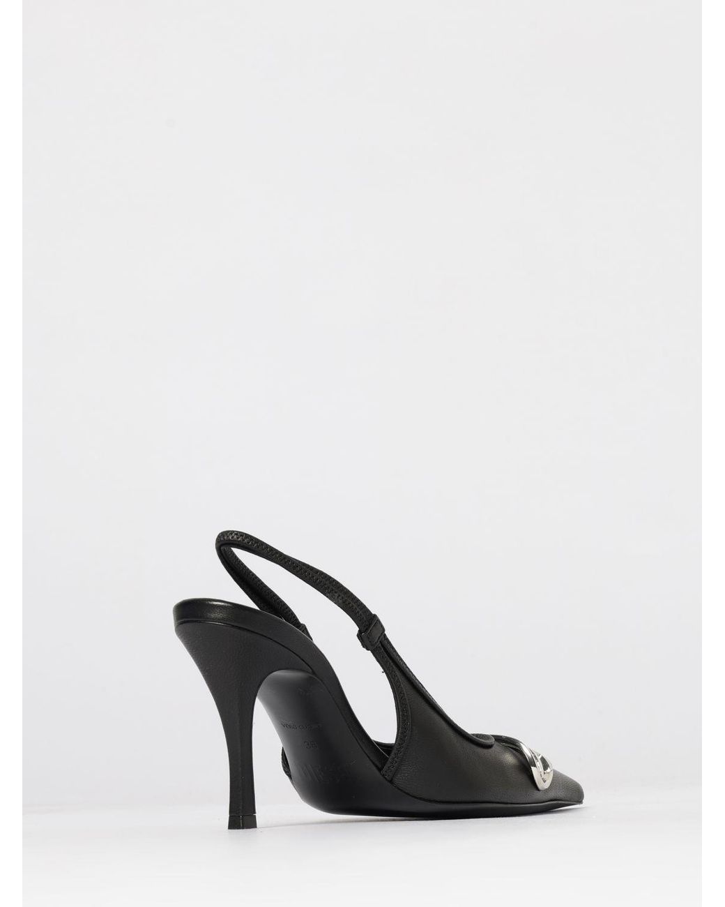 DIESEL White D-Venus Nappa Slingback Pumps