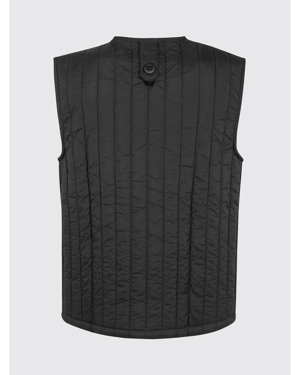 Rains Black Quilted Padded Waistcoat for men