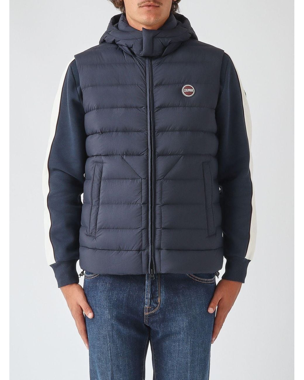 Colmar Blue Quilted Padded Gilet for men