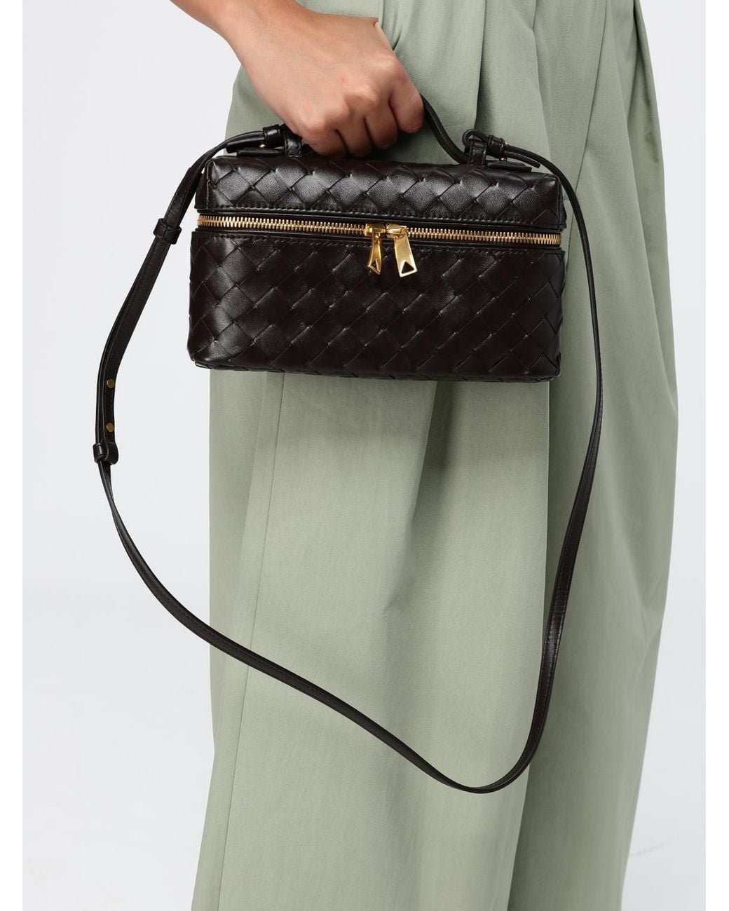Bottega Veneta Brown Bang Bang Mini Handbag