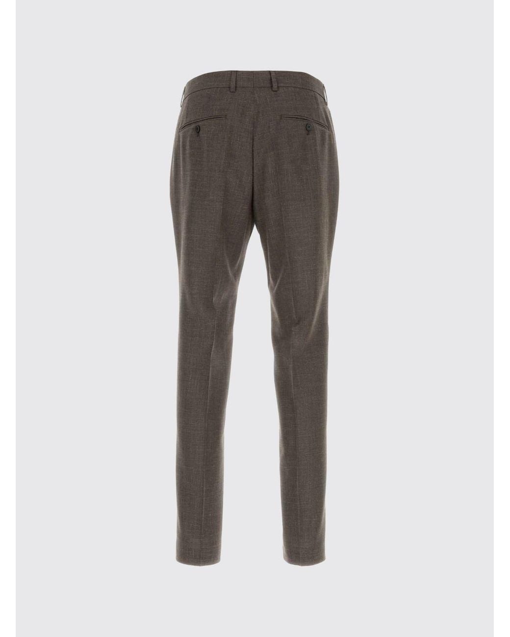 HUGO Gray Tailored Trousers for men