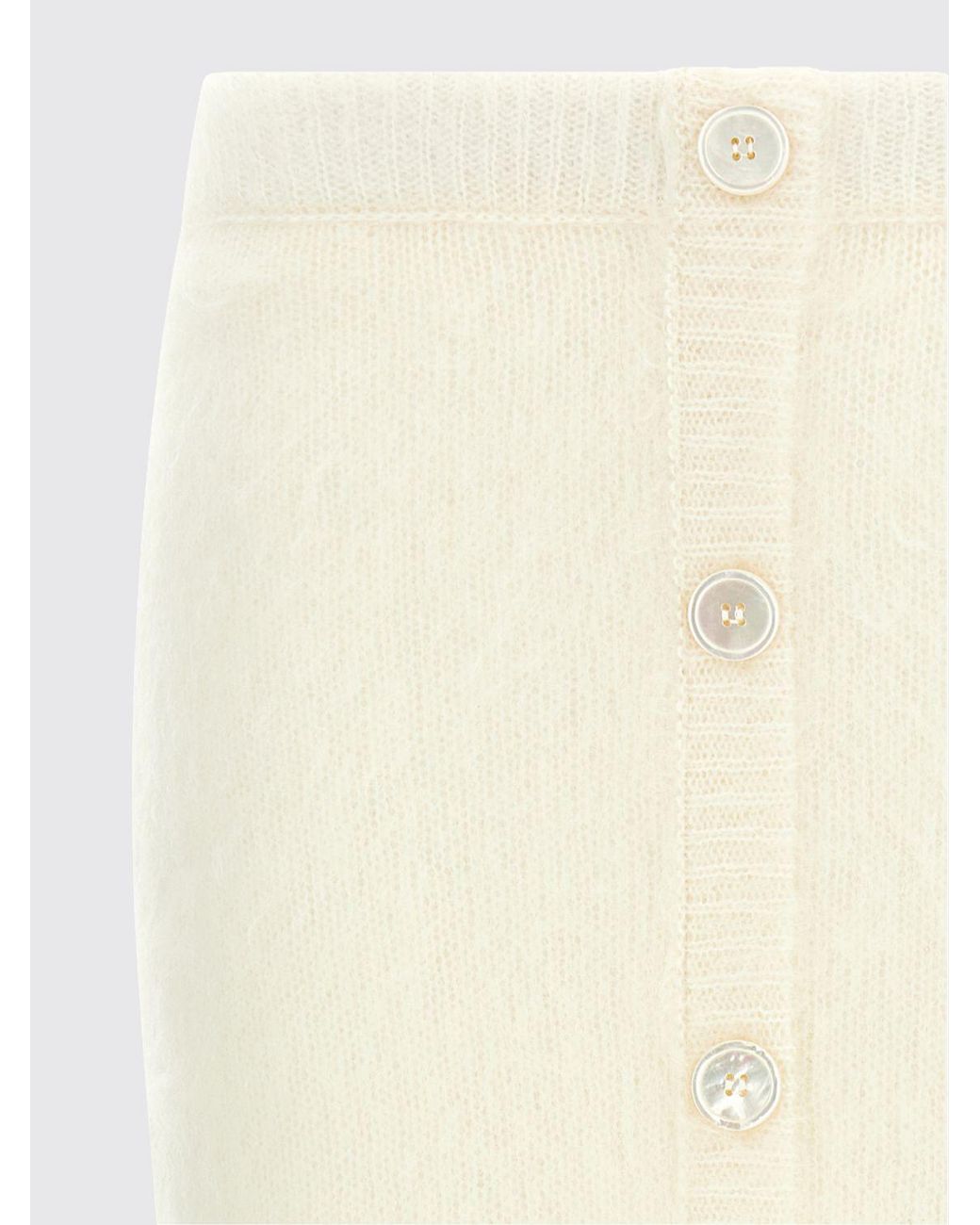 Alessandra Rich White Skirt