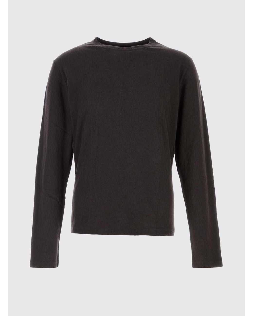 Our Legacy Gray Slim Fit Long-Sleeved T-Shirt for men