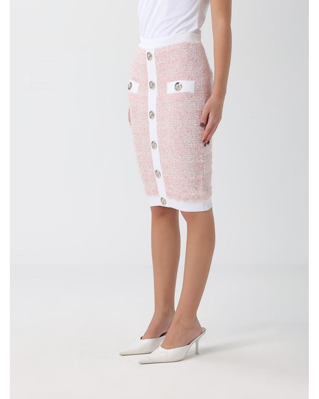 Balmain Pink Skirt
