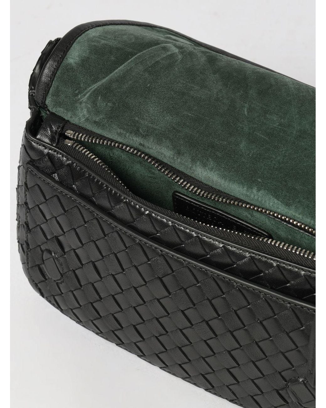 Bottega Veneta Black Veneto Shoulder Belt Bag for men
