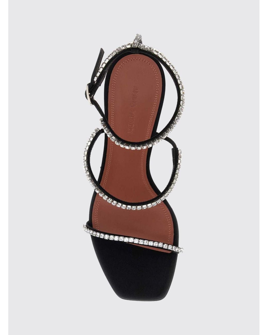 AMINA MUADDI White Heeled Sandal