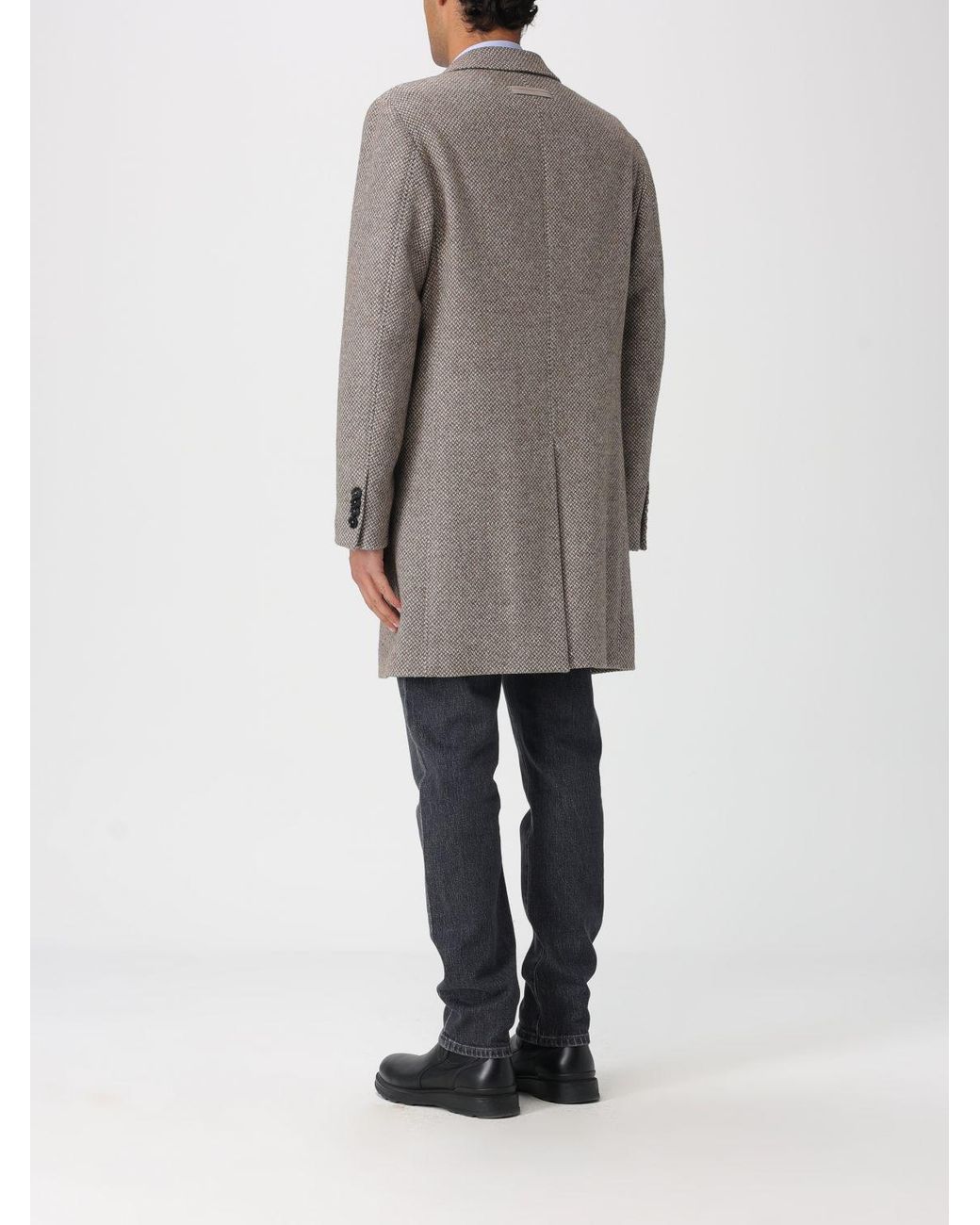 Zegna Gray Coat for men