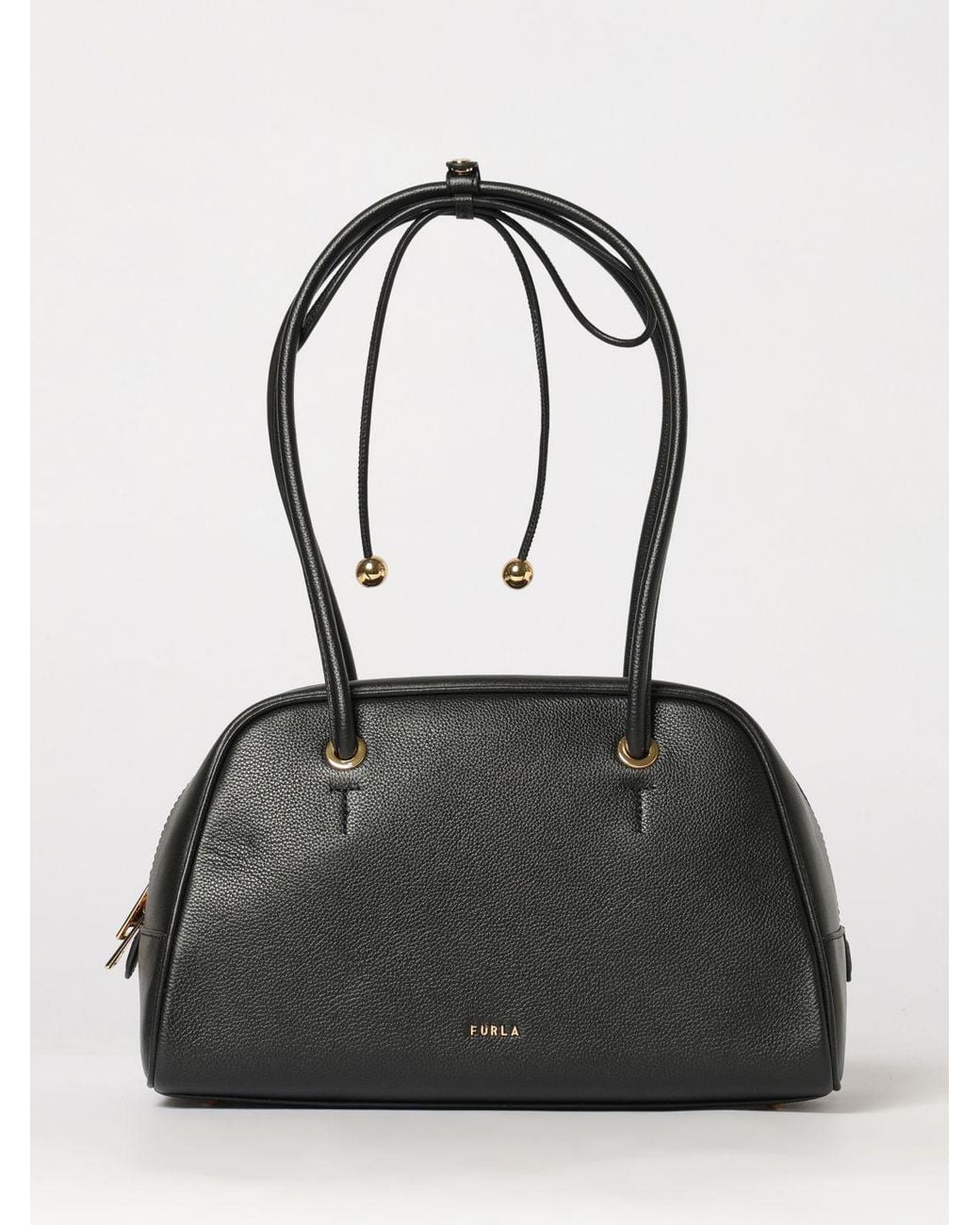 Furla Black Poppy Handbag