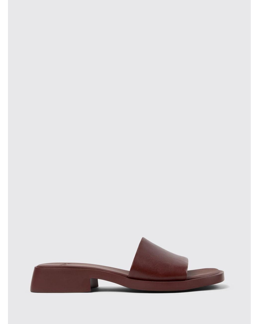 Camper Brown Dana Leather Sandals