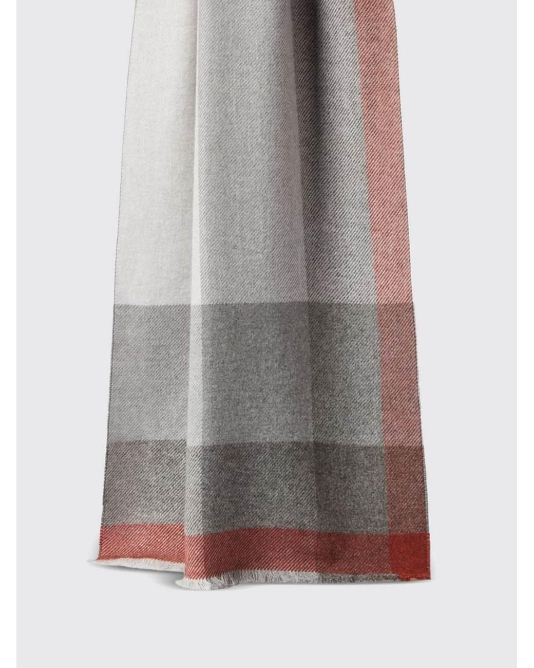 Sciarpa Uomo di Brunello Cucinelli in Gray da Uomo
