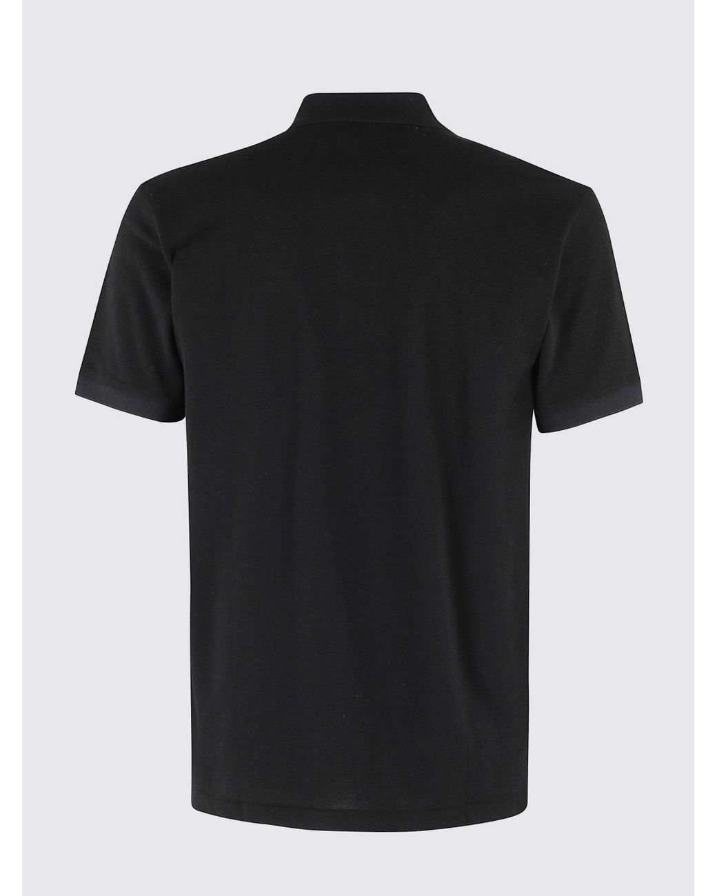 COMME DES GARÇONS PLAY Black Comme Des GarÇ Ons Play Cotton Polo Shirt With Logo for men