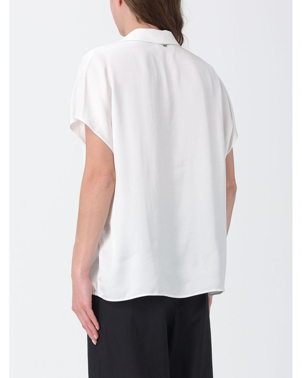 Liu Jo White Satin Blouse