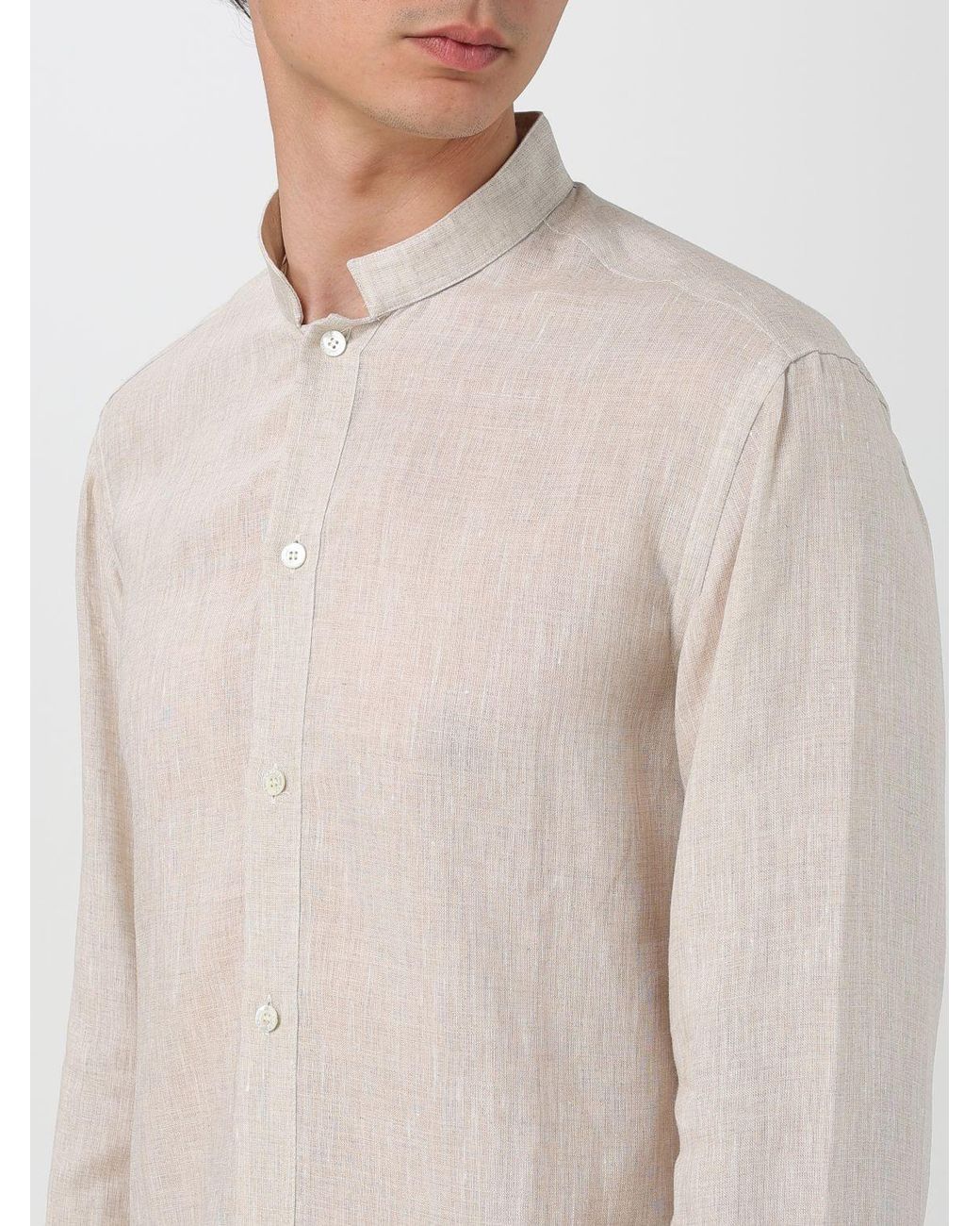 Kampos Natural Classic Linen Shirt for men
