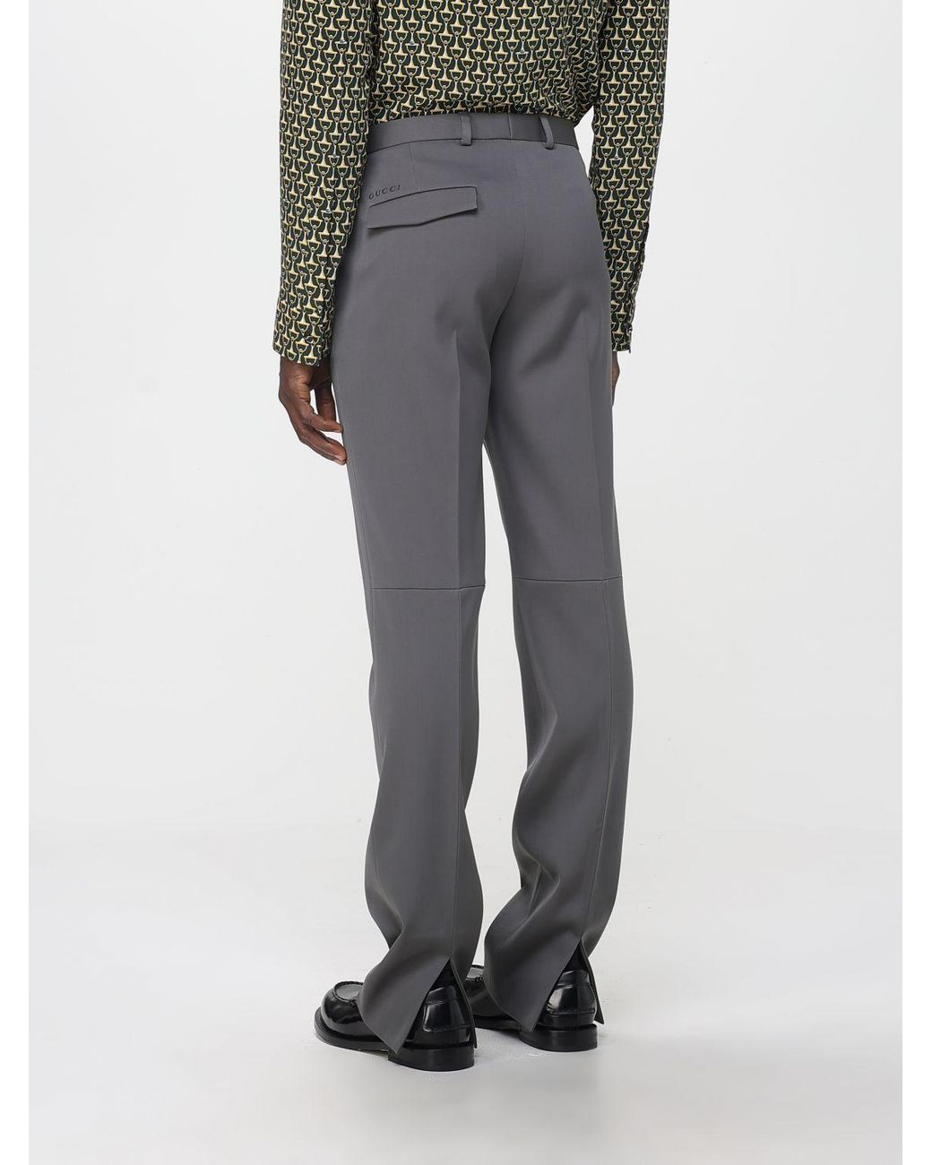 Gucci Gray Trousers for men