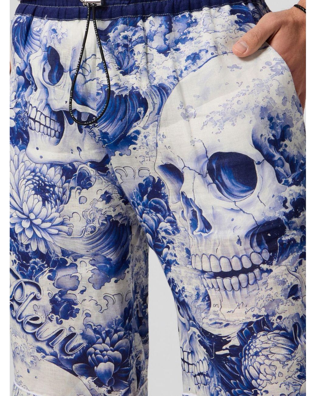 Philipp Plein Blue Shorts for men
