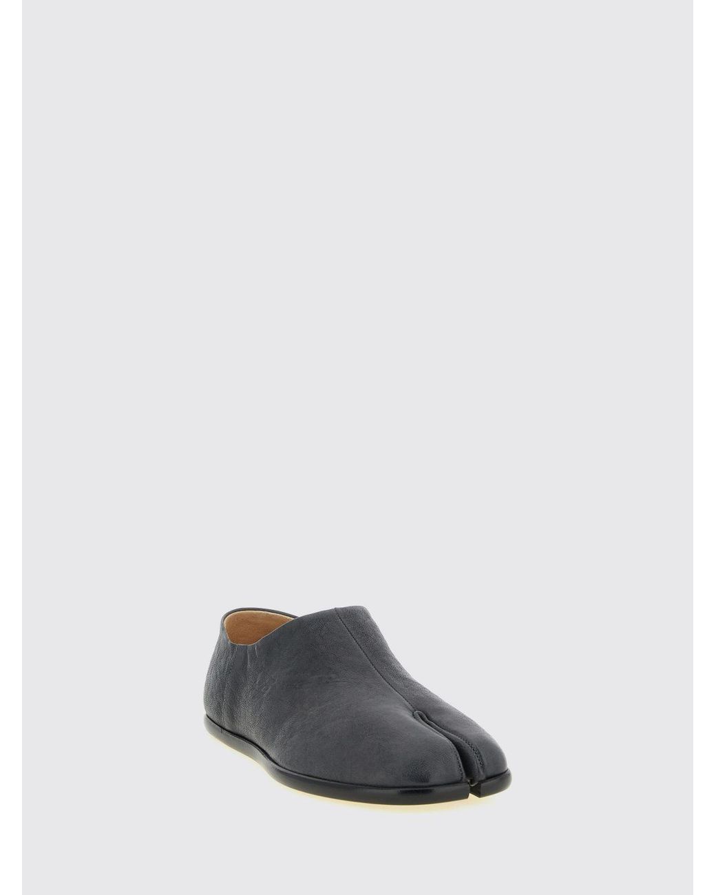 Maison Margiela White Tabi Split-Toe Leather Loafers for men