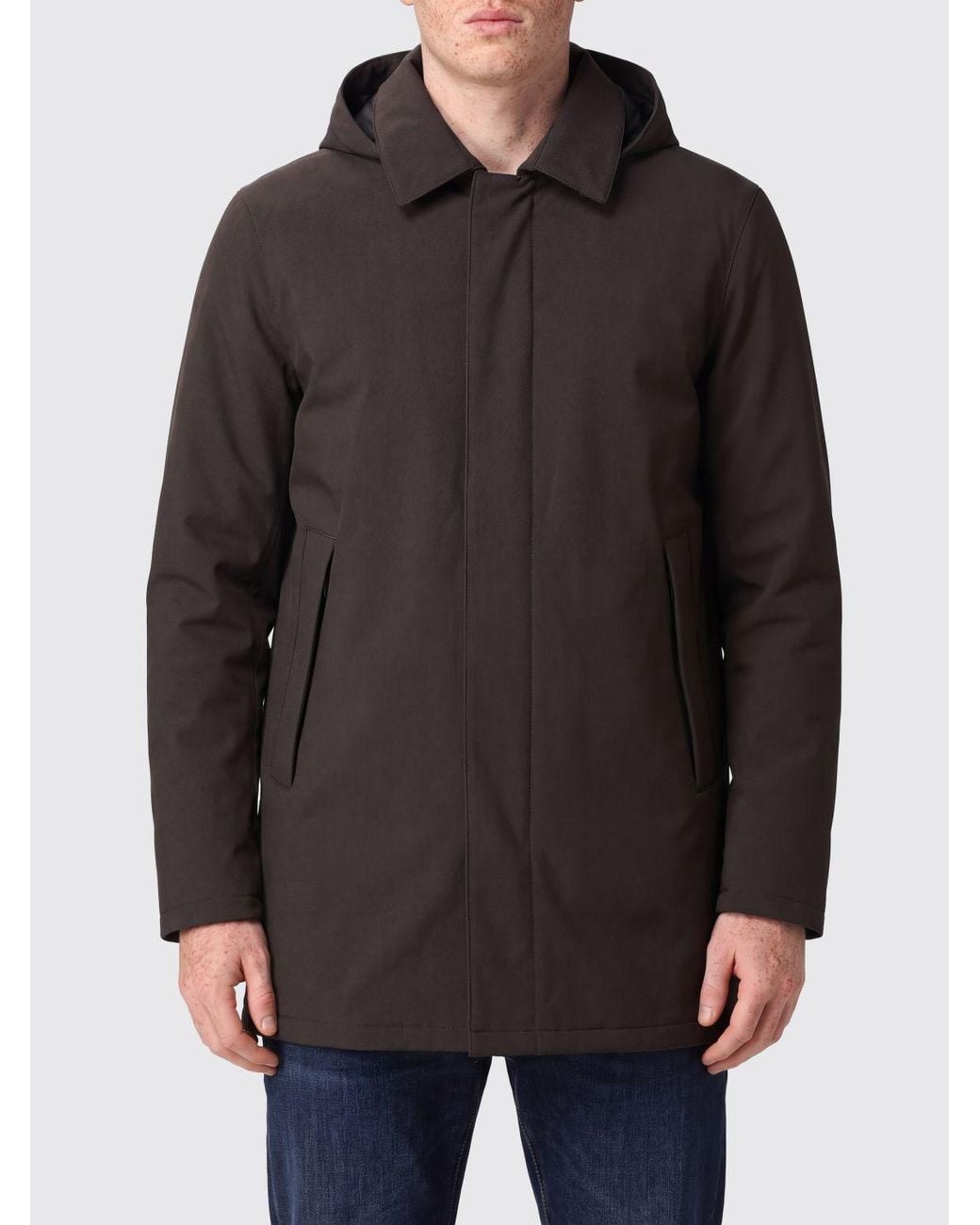 People Of Shibuya Black Hachiko Short Technical Fabric Parka With Primaloft Padding for men