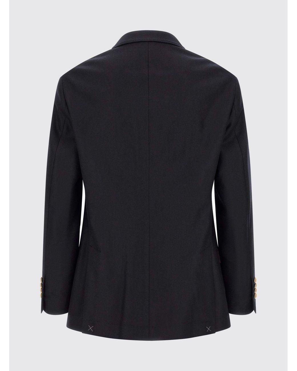 Brunello Cucinelli Blue Slim Fit Double-Breasted Blazer for men