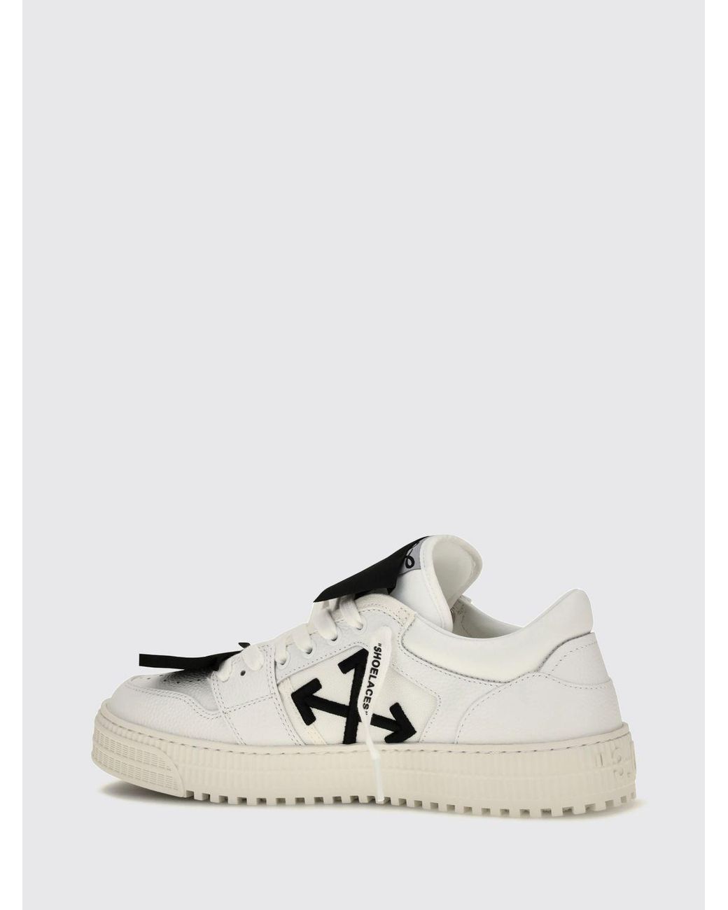Off-White c/o Virgil Abloh Natural 3.0 Court Grained Calfskin Low Top Sneakers for men