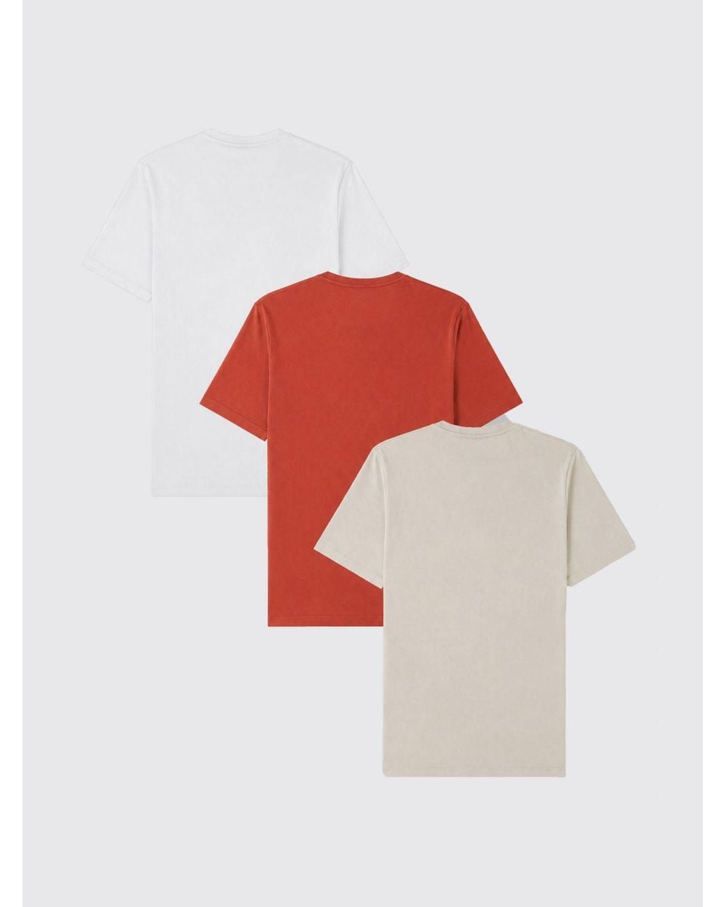 HUGO Red Set Of 3 Cotton T-Shirts With Contrast Logo for men