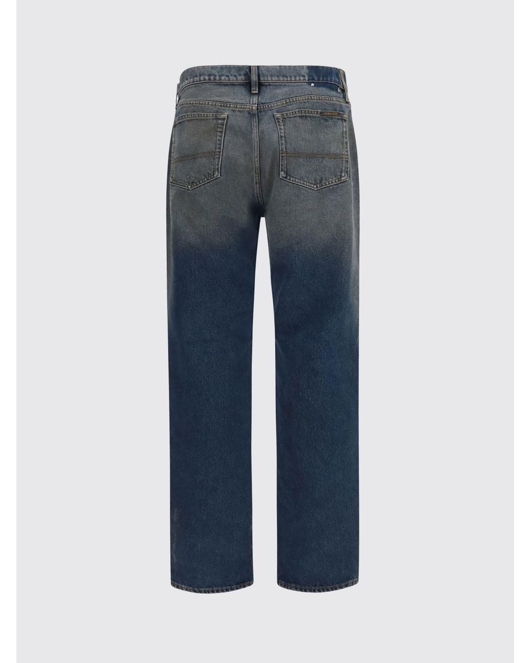 Golden Goose Deluxe Brand Blue Journey Mid-Rise Straight Leg Denim Jeans for men