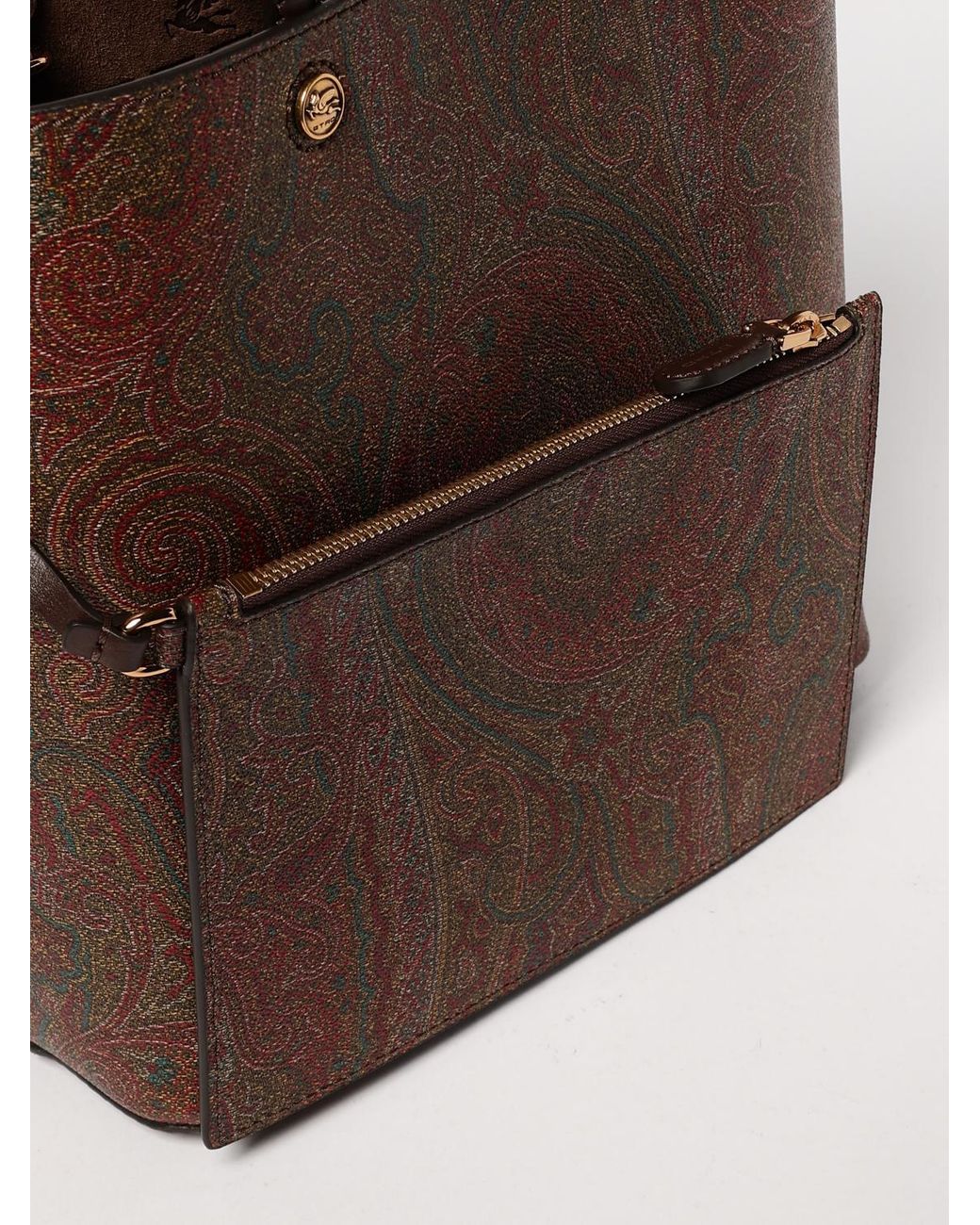 Borsa Essential Paisley di Etro in Brown