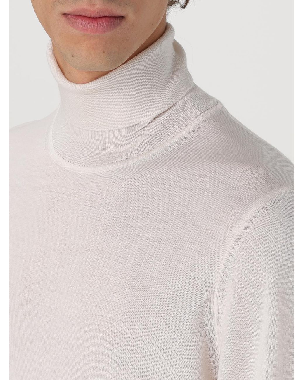 Boss White Jumper for men
