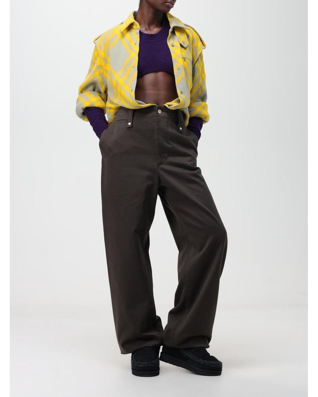 Burberry Yellow Shirt
