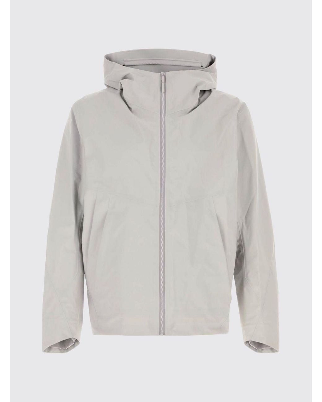 Veilance Gray Arris Hooded Gore-Tex Windbreaker Jacket for men