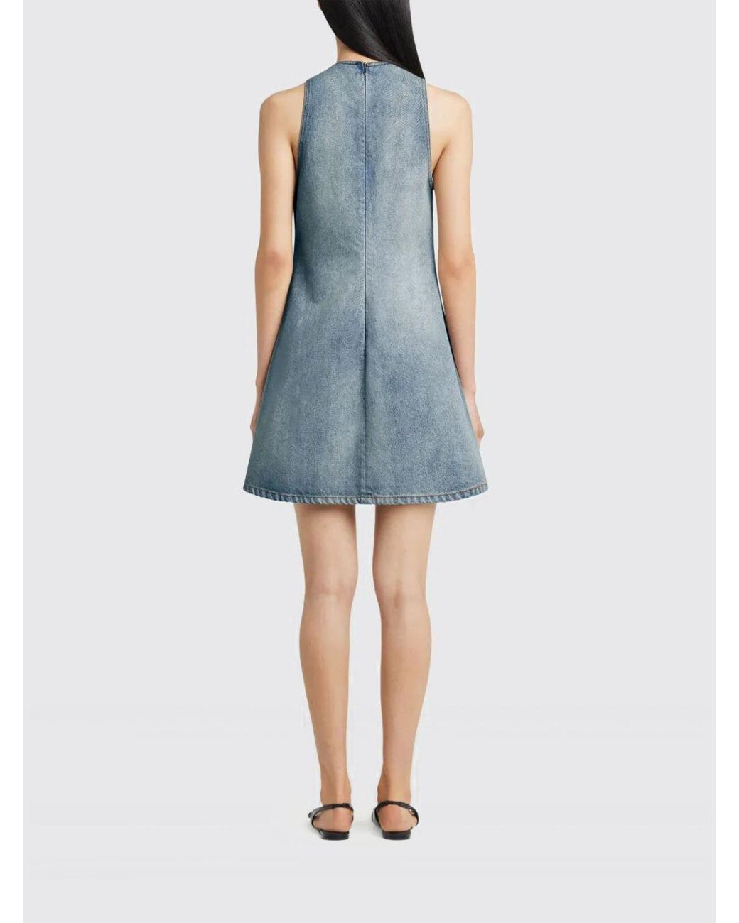 Courreges Blue CourrÈ Ges Denim Dress